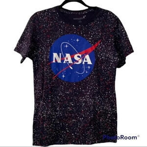 Buzz Aldrin NASA Astronaunt T-shirt Black Medium Space